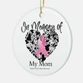 Geheugen van mijn moeder - Borstkanker Keramisch Ornament (Links)