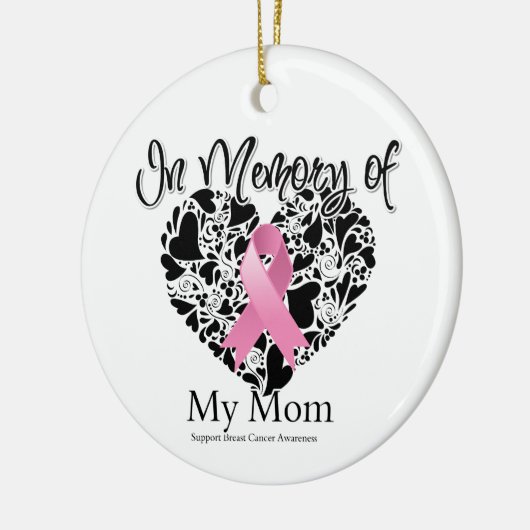 Geheugen van mijn moeder - Borstkanker Keramisch Ornament (Links)