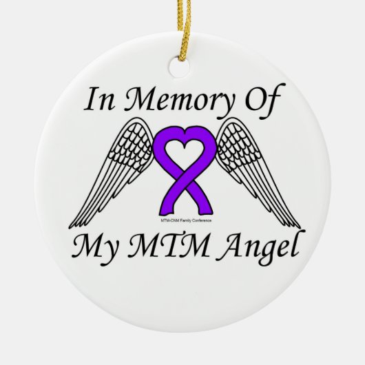 Geheugen van mijn MTM Angel Keramisch Ornament (Voorkant)