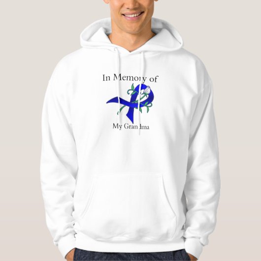 Geheugen van mijn oma - Colon Cancer Hoodie (Voorkant)