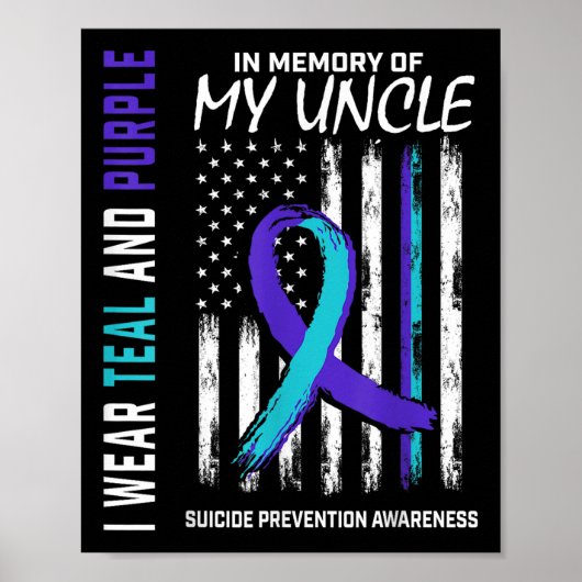 Geheugen van mijn oom: preventie van zelfmoordbewu poster (Voorkant)