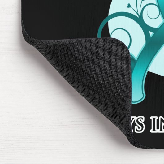 Geheugen van mijn schoonzuster - ovariumkanker muismat (Hoek)