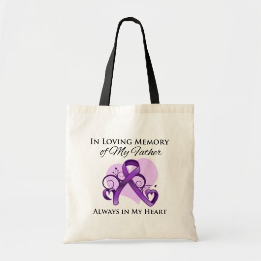 Geheugen van mijn vader - Pancreaskanker Tote Bag (Voorkant)