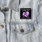 Geheugen van mijn zoon - pancreaskanker vierkante button 5,1 cm (In situ)