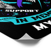 Geheugen van mijn zuster Suicide Awareness Memoria Poster (Hoek)