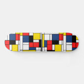 Geheugen van Mondriaan - Schaats Deck Persoonlijk Skateboard (Horizontaal)