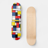Geheugen van Mondriaan - Schaats Deck Persoonlijk Skateboard (Voorkant)