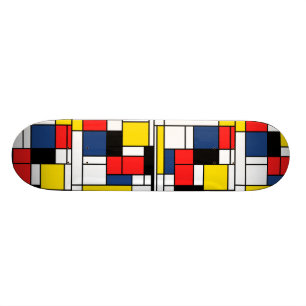 Geheugen van Mondriaan - Schaats Deck Persoonlijk Skateboard