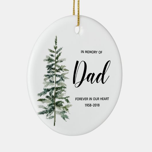 Geheugen van pap Greenery Ornament kerstcadeautjes (Rechts)