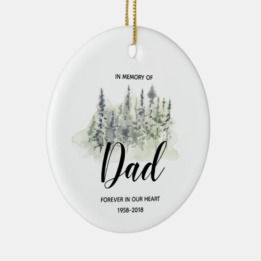 Geheugen van pap Greenery Ornament kerstcadeautjes (Rechts)