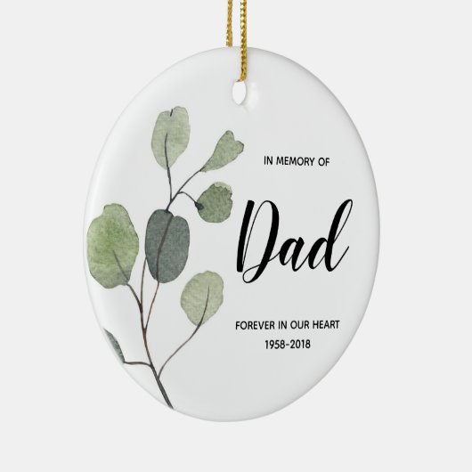 Geheugen van pap Greenery Ornament kerstcadeautjes (Rechts)