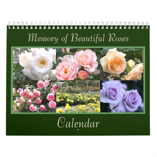 Geheugen van prachtige Rozen Agenda カ ン ダ ー Kalender (Hoes)