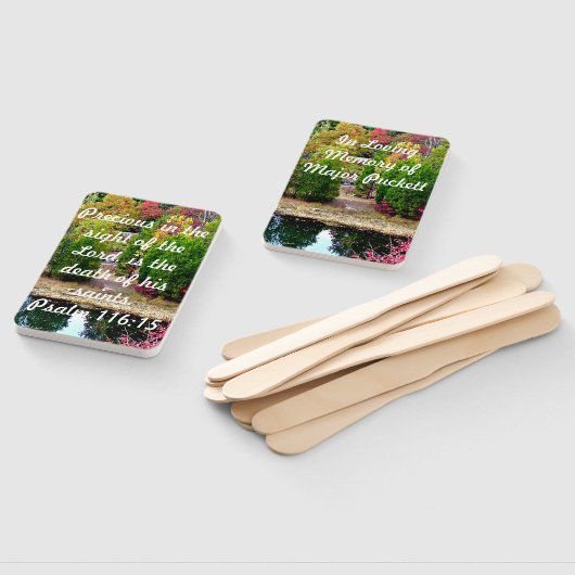 Geheugen van Psalm 116:15 Handwaaier (Niet-gemonteerd)