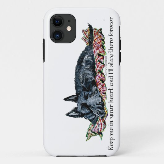 Geheugen van Scottish Terrier Case-Mate iPhone Case (Achterkant)