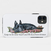 Geheugen van Scottish Terrier Case-Mate iPhone Case (Achterkant (horizontaal))