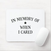 Geheugen van toen ik klaagde muismat (Met muis)