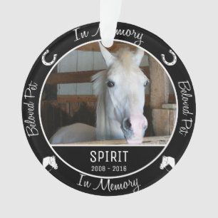 Geheugen - Verlies van paarden - Aangepaste foto/n Ornament