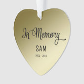 Geheugen - Verlies van Pet - Aangepaste foto/naam Ornament (voorkant)