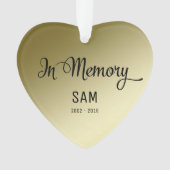 Geheugen - Verlies van Pet - Aangepaste foto/naam Ornament (voorkant)
