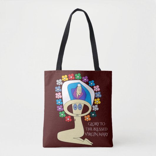 GEHEUGEN VOOR DE BLESSEERDE VIRGIN MARY TOTE BAG (Voorkant)