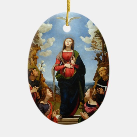 GEHEUGEN VOOR DE IMMACULERE CONCEPTIE KERAMISCH ORNAMENT (Voorkant)