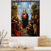 GEHEUGEN VOOR DE IMMACULERE CONCEPTIE POSTER (Keuken)