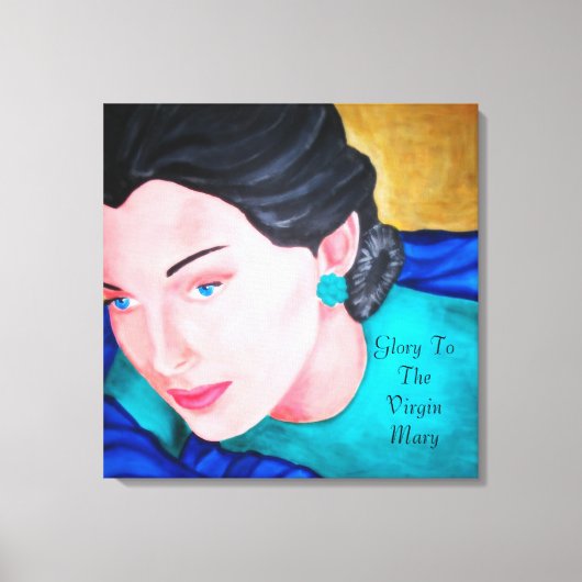 GEHEUGEN VOOR DE VIRGIN MARY CANVAS AFDRUK (Voorkant)