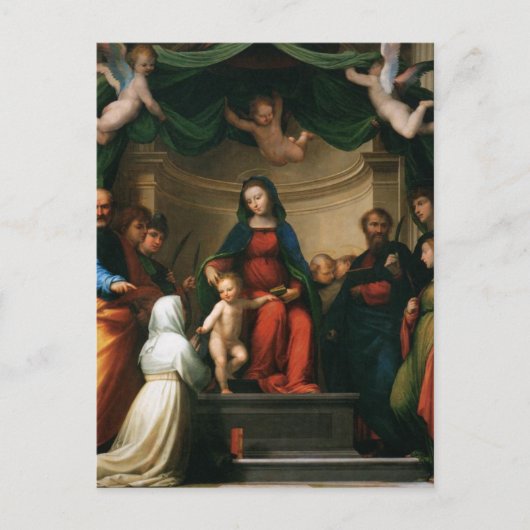 GEHEUGEN VOOR JESUS EN MARY BRIEFKAART (Voorkant)