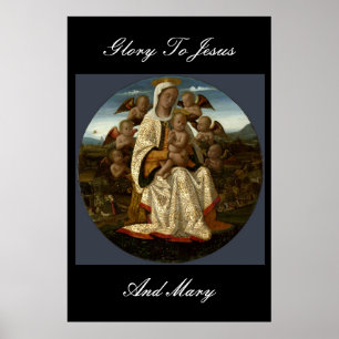 GEHEUGEN VOOR JESUS EN MARY POSTER