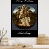 GEHEUGEN VOOR JESUS EN MARY POSTER (Keuken)