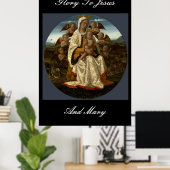 GEHEUGEN VOOR JESUS EN MARY POSTER (Thuiskantoor)