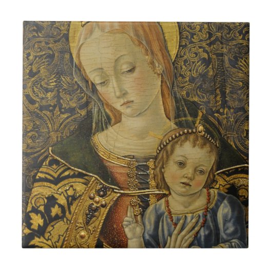 GEHEUGEN VOOR JESUS EN MARY TEGELTJE (Voorkant)