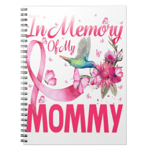Geheugen voor mijn mama Hummingbird Breast Cancer Notitieboek