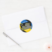 GEHEUGEN VOOR OEKRAÏNE RONDE STICKER (Envelop)