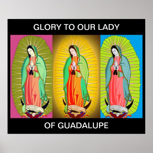 GEHEUGEN VOOR ONZE LADY VAN GUADALUPE-POSTER POSTER (Voorkant)
