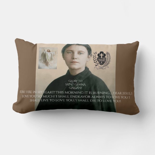 GEHEUGEN VOOR SAINT-GEMMA GALGANI KUSSEN (Voorkant)
