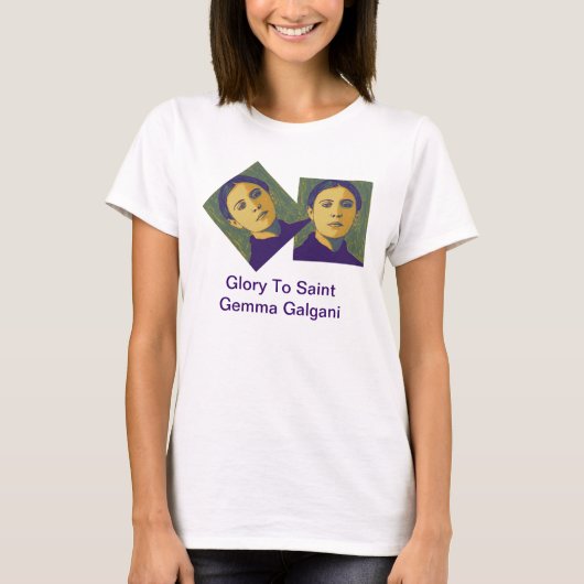GEHEUGEN VOOR SAINT-GEMMA GALGANI T-SHIRT (Voorkant)