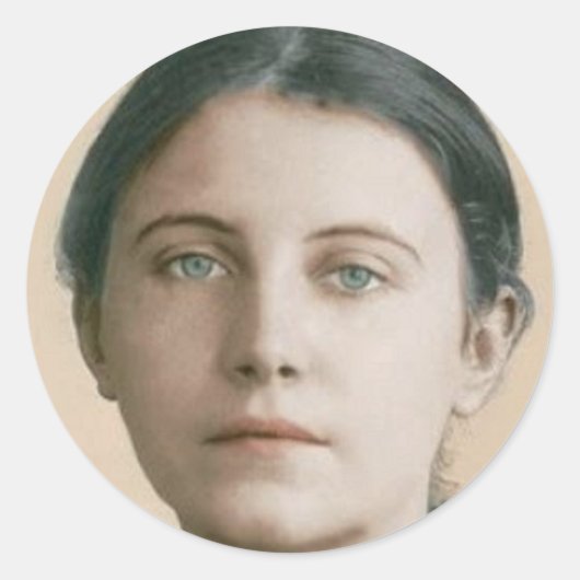 GEHEUGEN VOOR SAINT-GEMMA RONDE STICKER (Voorkant)