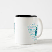 Geheugen wordt schatten tweekleurige koffiemok (Voorkant rechts)