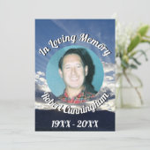 Geheugen - zonnehemelijn - Looptijd - Fotoherdenki Kaart (Staand voorkant)