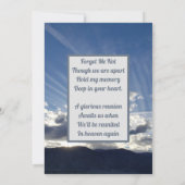 Geheugen - zonnehemelijn - Looptijd - Fotoherdenki Kaart (Achterkant)