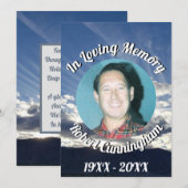 Geheugen - zonnehemelijn - Looptijd - Fotoherdenki Kaart (Voorkant / Achterkant)