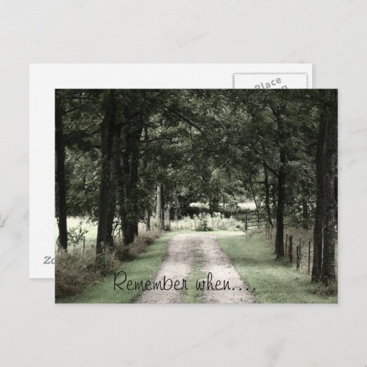 Geheugenbaan Briefkaart (Voorkant / Achterkant)