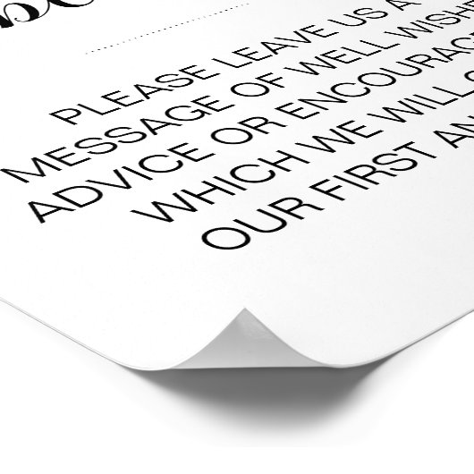 Geheugenbox Gastboekverlof Berichtenbout Poster (Hoek)