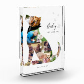 Geheugend geheugen Dog Photo Collage Pet Memorial Fotoblokken (Links)