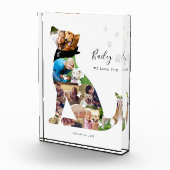 Geheugend geheugen Dog Photo Collage Pet Memorial Fotoblokken (Rechts)