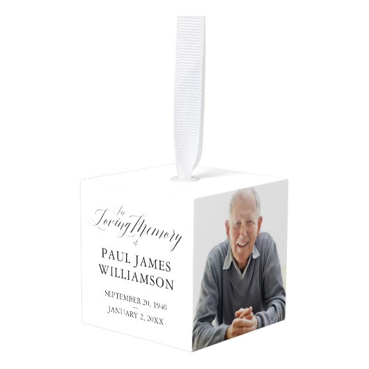 Geheugenfoto Gepersonaliseerde Memorial Keepomwill Decoratie (Voorkant hoekig)