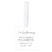 Geheugenfoto Gepersonaliseerde Memorial Keepomwill Decoratie (Voorkant)