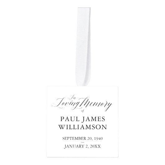 Geheugenfoto Gepersonaliseerde Memorial Keepomwill Decoratie (Voorkant)