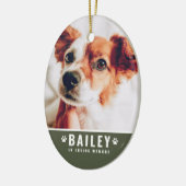 Geheugenfoto's van voetgangers keramisch ornament (Links)